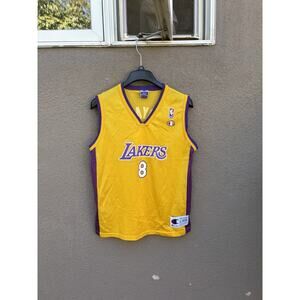 Vintage Los Angeles LakeKobe Bryant Jersey #8 Champion Youth Large 14-16
